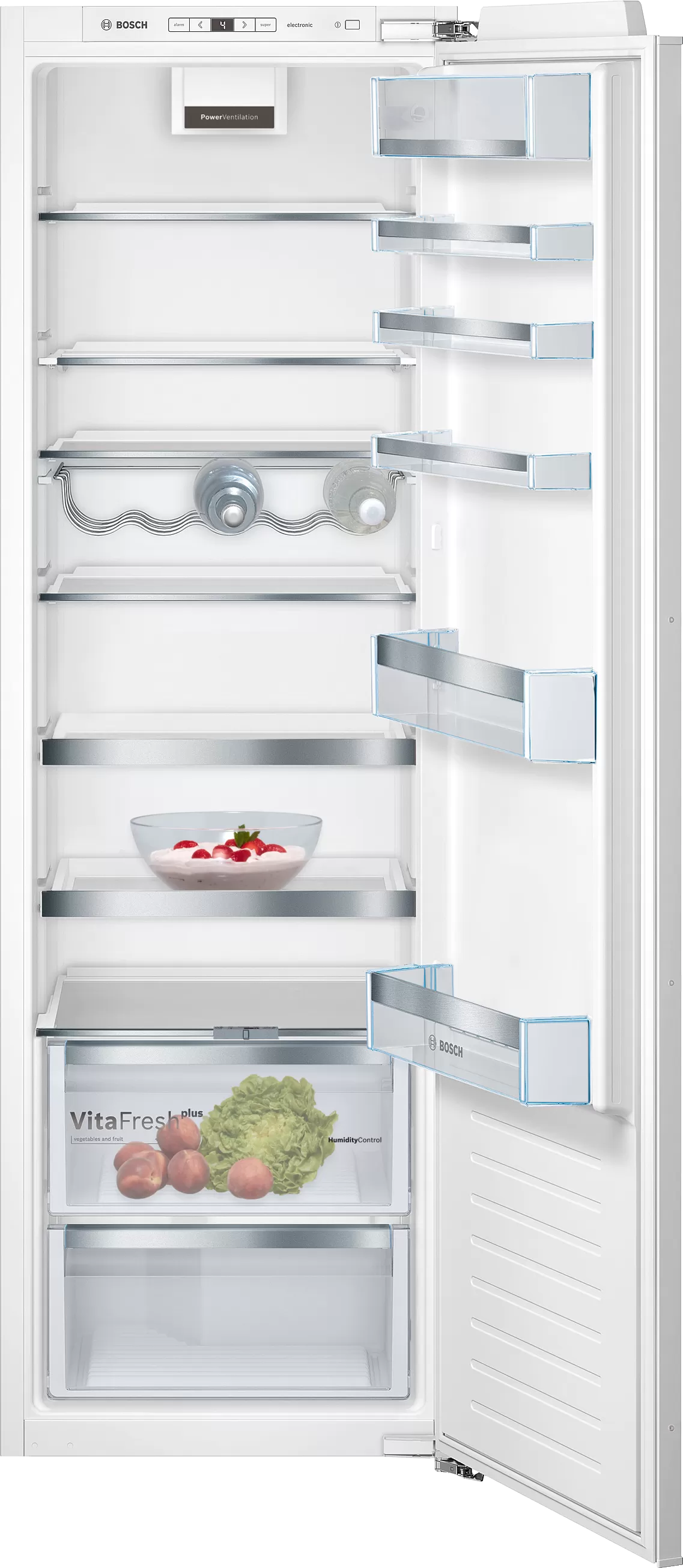 Bosch KIR81AFE0 Serie 6 Einbau-Kühlschrank 177.5 x 56 cm Flachscharnier