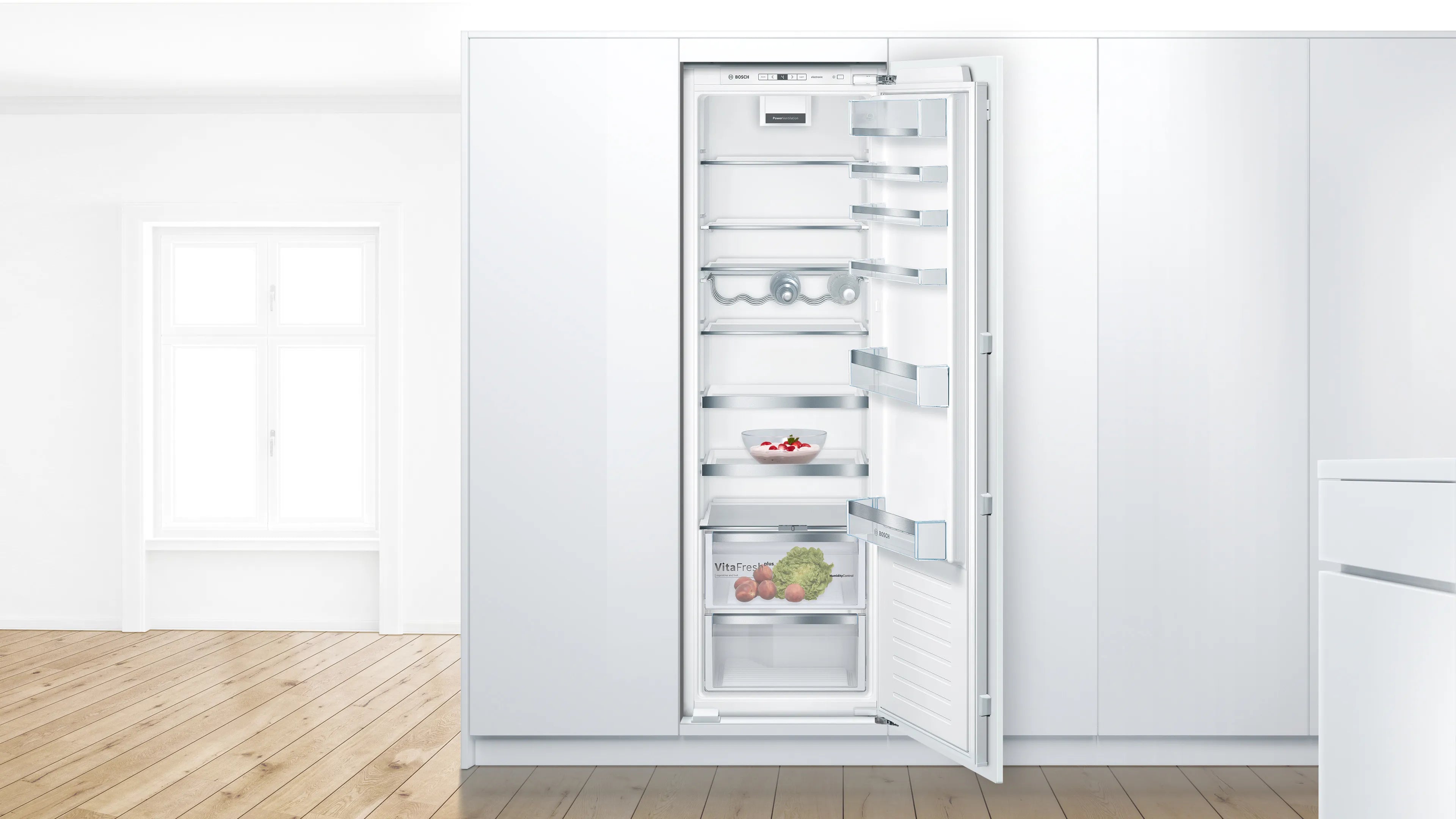 Bosch KIR81AFE0 Serie 6 Einbau-Kühlschrank 177.5 x 56 cm Flachscharnier