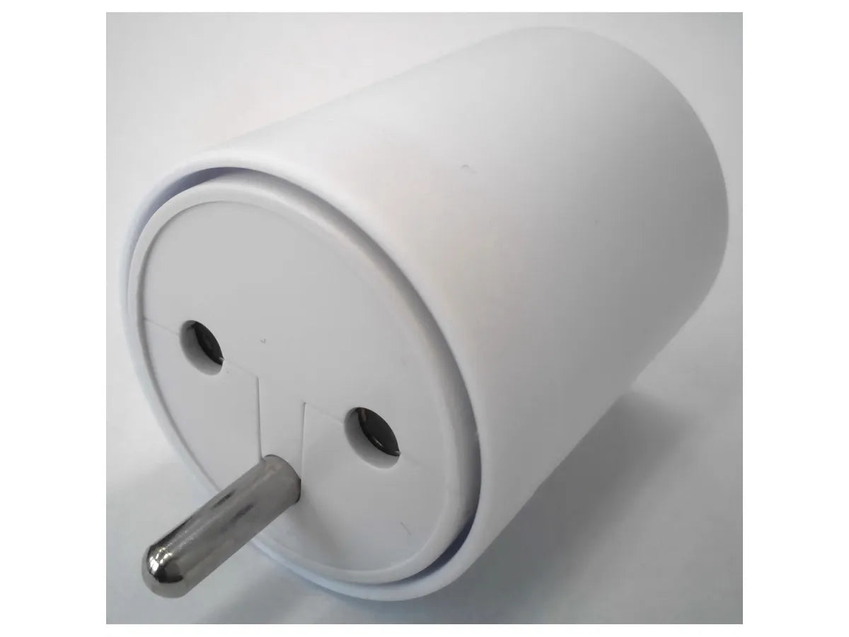 10x Stücke Fix -Adapter D Schutzkontakt / CH 3-polig (T12), weiss