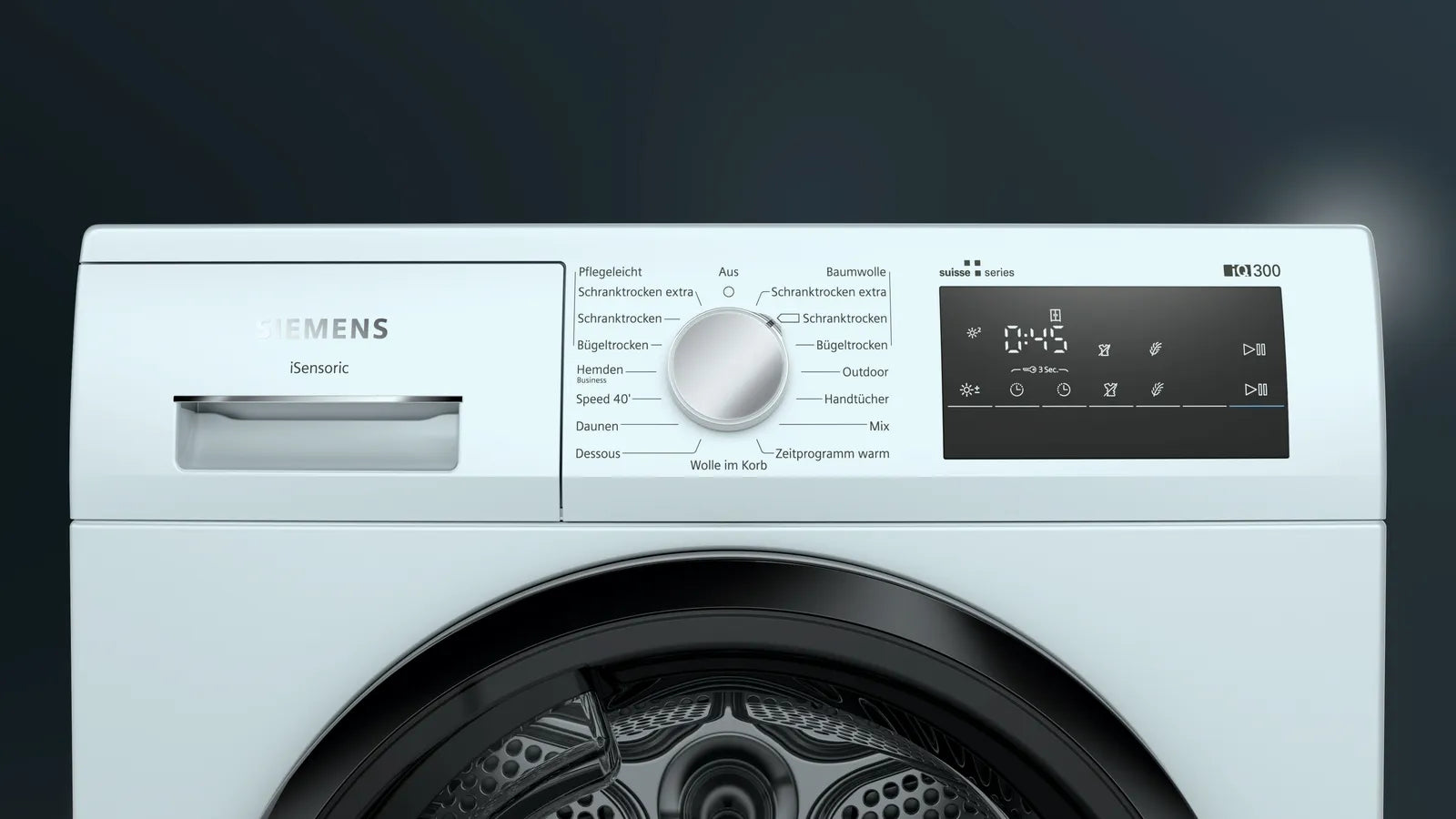 Siemens WT43RV03CH iQ300 Wärmepumpen-Trockner 7 kg