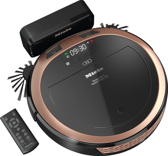 Miele Saugroboter mit Live-Bildübertragung und 170 Minuten Laufzeit. Scout RX3 Home Vision HD