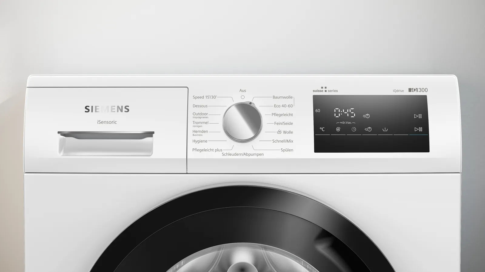 Siemens WM14N192CH iQ300 Waschmaschine, Frontloader 7 kg 1400 U/min.