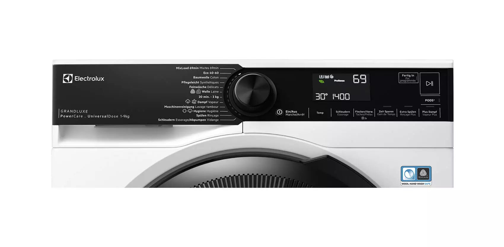 Electrolux WAGL2E500 Freistehende Waschmaschine A B 9 kg 1400 U/min