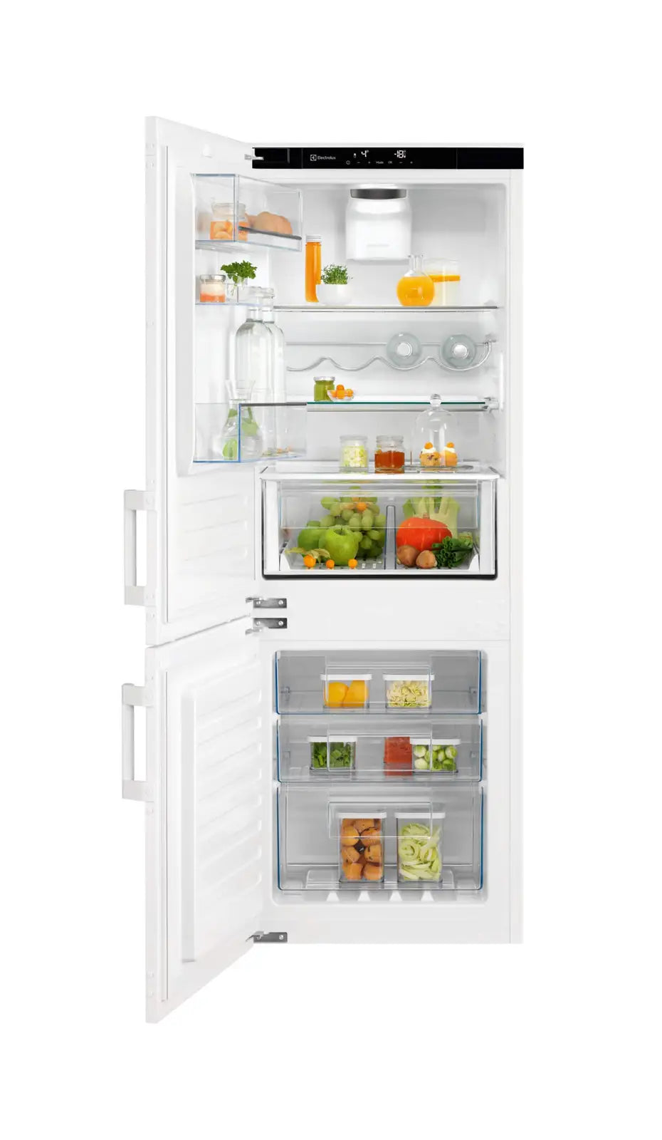 Electrolux EK278BNLWE Kühl-/Gefrierkombination Einbau NoFrost 152.3 cm C