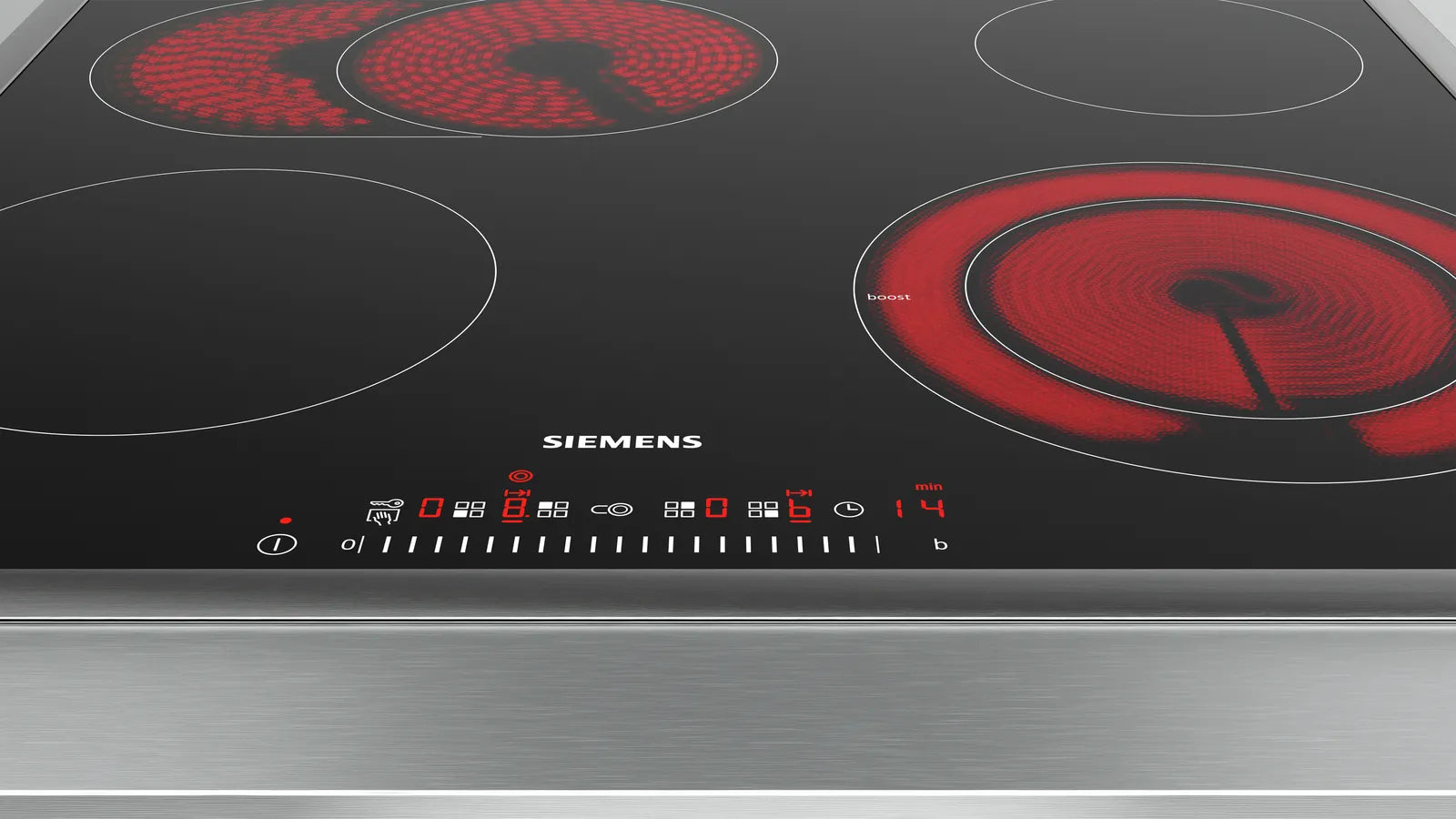 Siemens ET645FNP1C iQ300 Elektrokochfeld 60 cm Schwarz