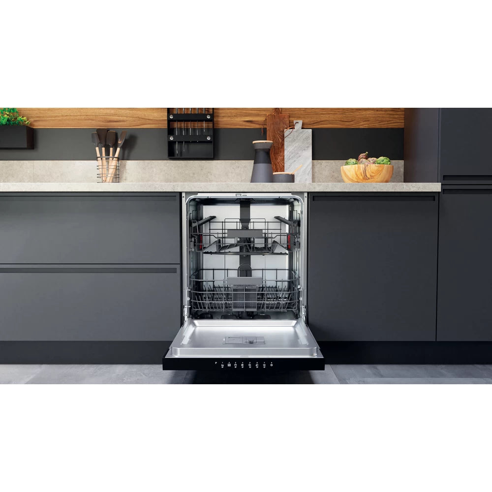 BAUKNECHT TEILINTEGRIERTER GESCHIRRSPÜLER: 60 CM, FARBE SCHWARZ - BCBC 3C26 B CH