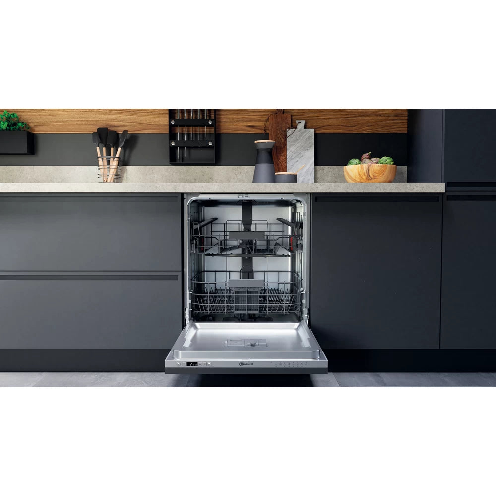 BAUKNECHT VOLLINTEGRIERTER GESCHIRRSPÜLER: 60 CM, FARBE SILBER BCIC 3C26 E CH
